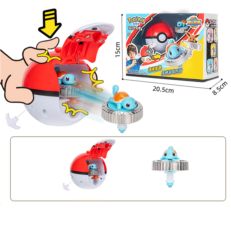 Pokemon Ball Battle Gyro Spinn - Model Kit Eevee recension och pris
