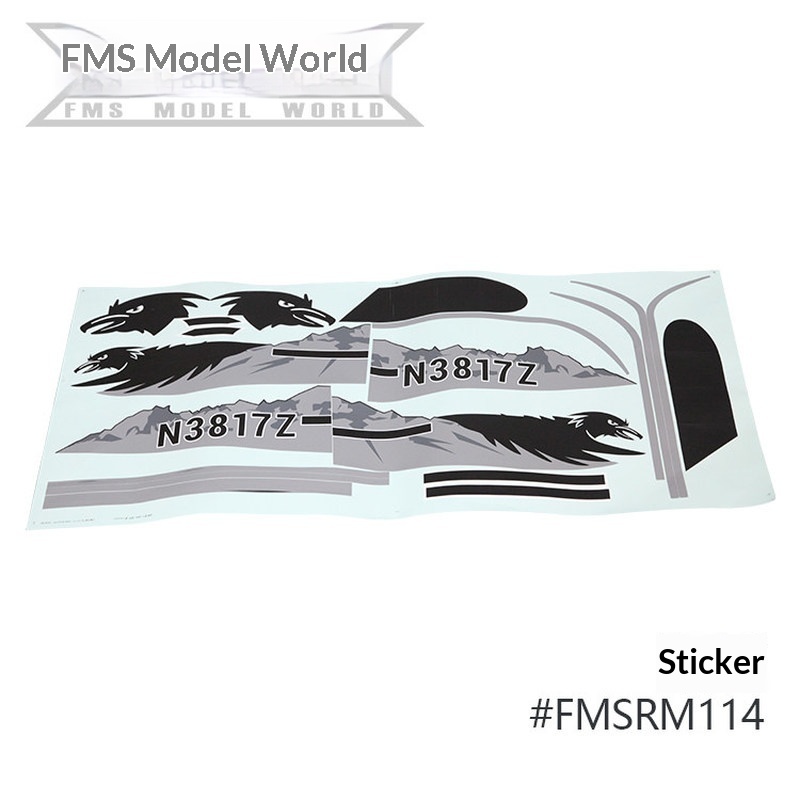 FMS RC Plane Decals For 1700mm - Model Kit Land Rover recension och pris