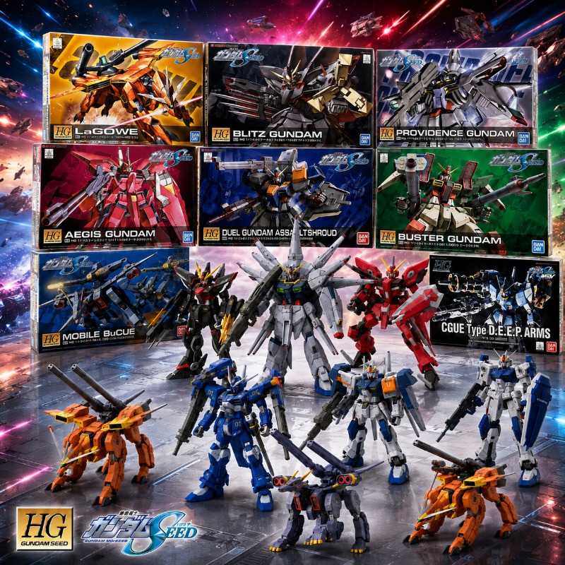 Bandai HG SEED 1/144 Blitz Aeg - Model Kit Pg recension och pris