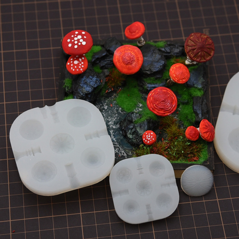 2pcs/set Mini Mushroom Silicon - Model Kit Tool recension och pris