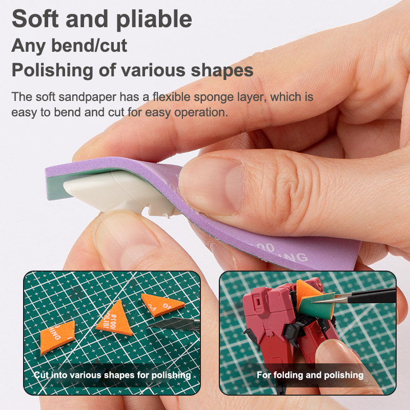 9Pcs/set 400~1200 Semi-rigid S - Model Kit Tool recension och pris